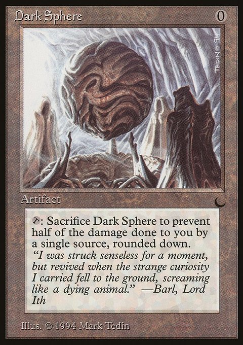 Dark Sphere, The Dark #100, Magic: The Gathering card