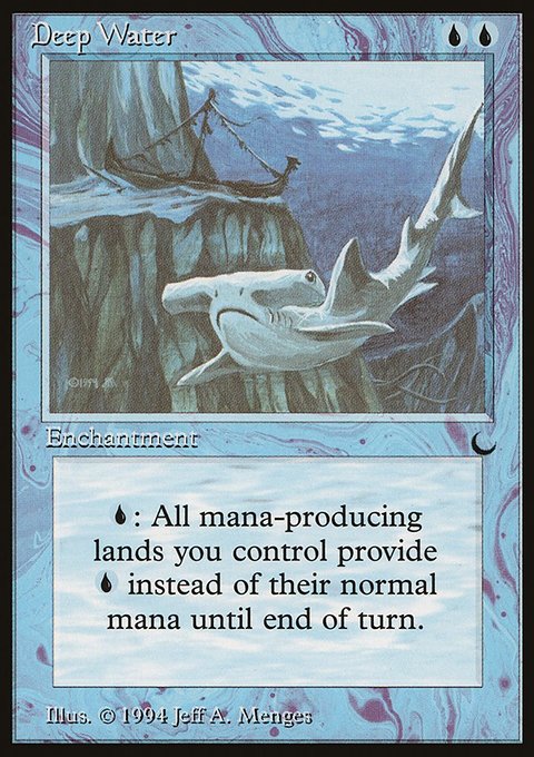Deep Water, The Dark #23, Magic: The Gathering card