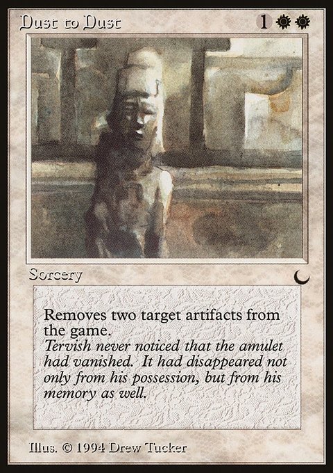 Dust to Dust, The Dark #5, Magic: The Gathering card