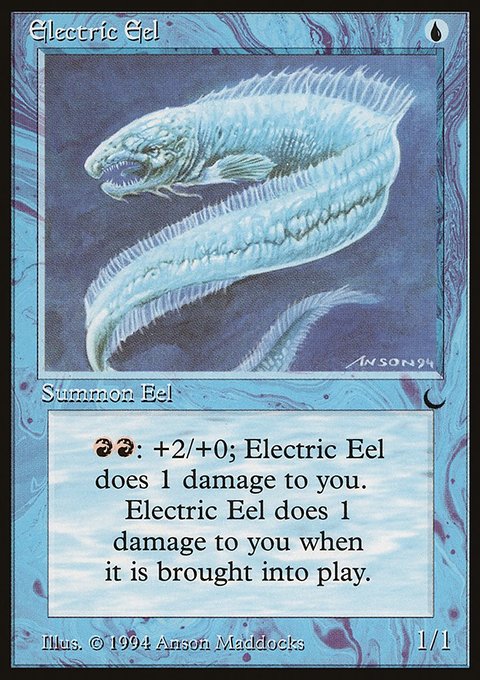 Electric Eel, The Dark #25, Magic: The Gathering card