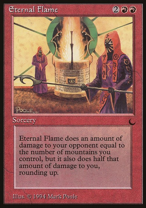 Eternal Flame, The Dark #61, Magic: The Gathering card