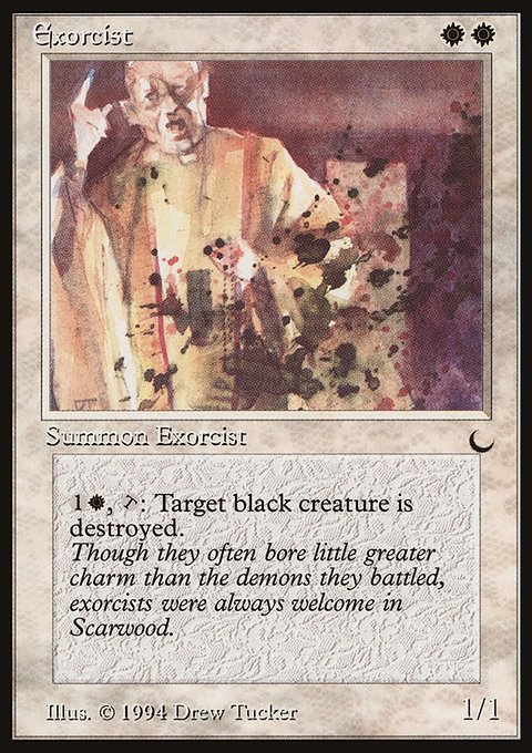 Exorcist, The Dark #6, Magic: The Gathering card