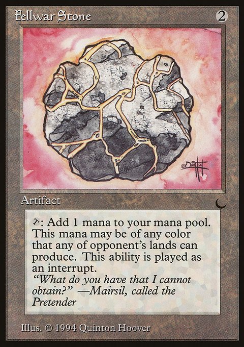Fellwar Stone, The Dark #102, Magic: The Gathering card