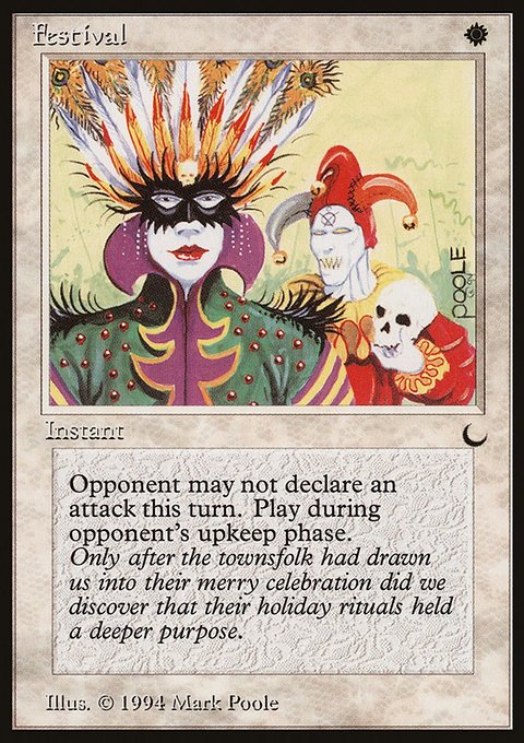 Festival, The Dark #8, Magic: The Gathering card