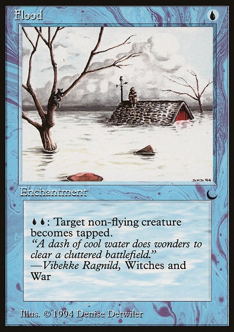 Flood, The Dark #27, Magic: The Gathering card
