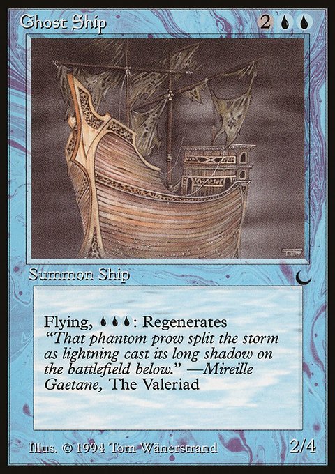 Ghost Ship, The Dark #28, Magic: The Gathering card