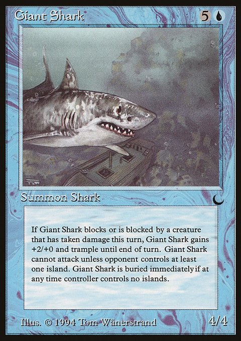 Giant Shark, The Dark #29, Magic: The Gathering card