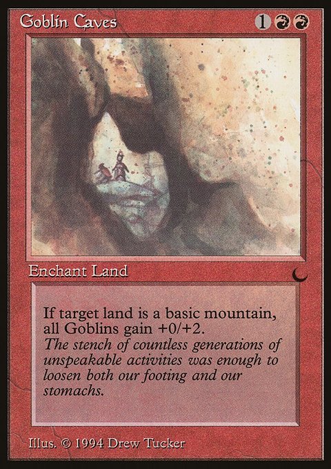 Goblin Caves, The Dark #64, Magic: The Gathering card