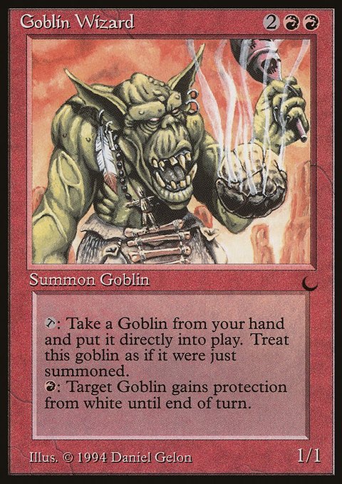 Goblin Wizard, The Dark #69, Magic: The Gathering card
