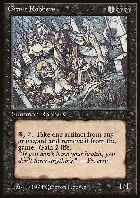 Grave Robbers, The Dark #46, Magic: The Gathering card