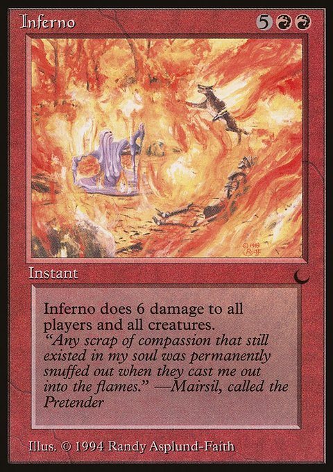 Inferno, The Dark #71, Magic: The Gathering card