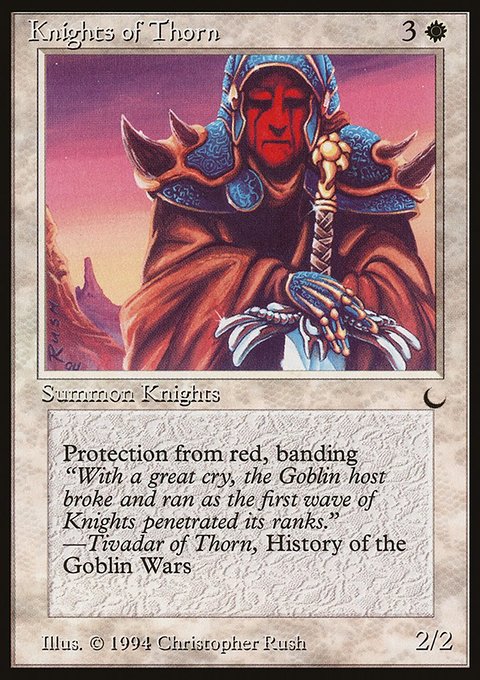 Knights of Thorn, The Dark #11, Magic: The Gathering card