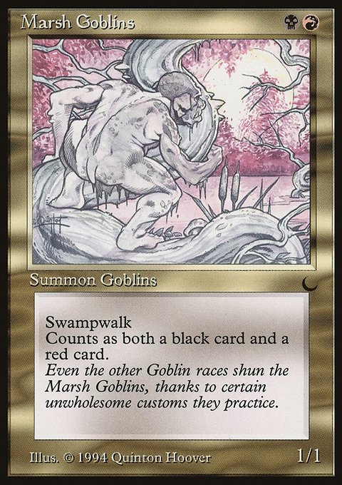 Marsh Goblins, The Dark #93, Magic: The Gathering card