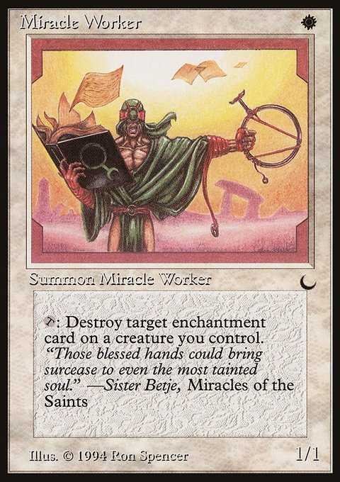 Miracle Worker, The Dark #13, Magic: The Gathering card