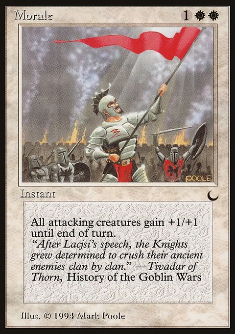 Morale, The Dark #14, Magic: The Gathering card