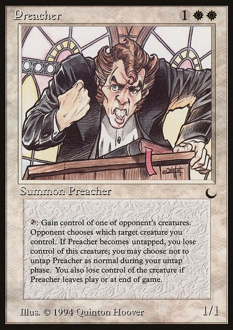 Preacher, The Dark #16, Magic: The Gathering card