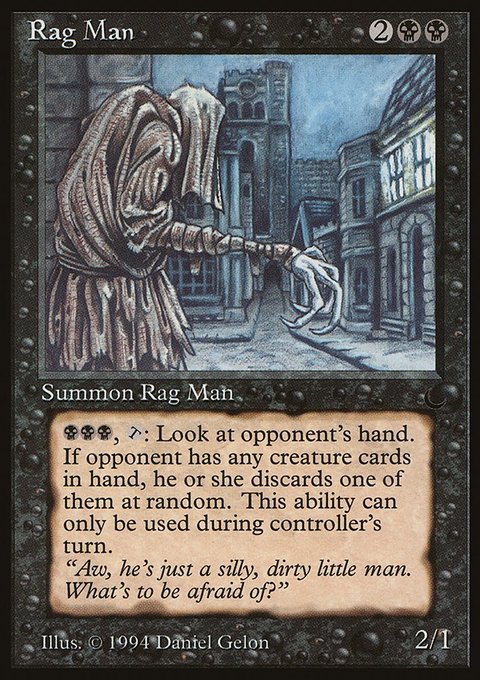 Rag Man, The Dark #51, Magic: The Gathering card