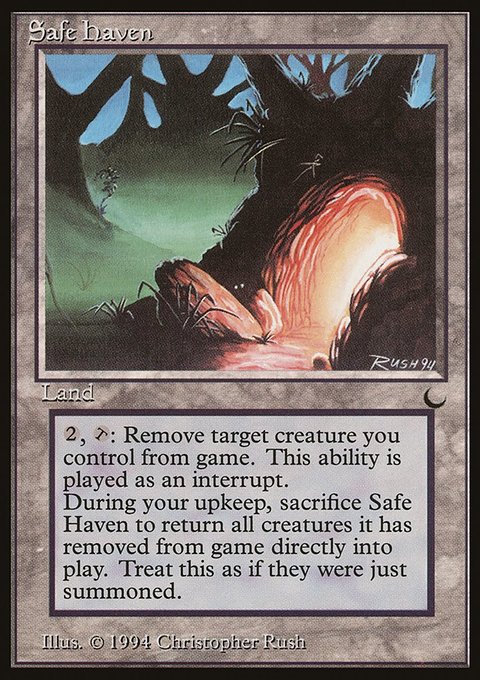 Safe Haven, The Dark #118, Magic: The Gathering card