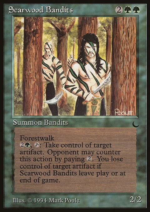 Scarwood Bandits, The Dark #85, Magic: The Gathering card