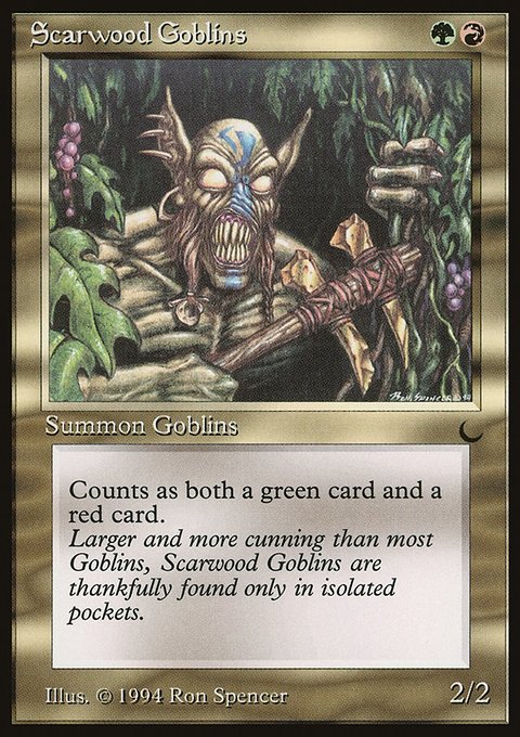 Scarwood Goblins, The Dark #94, Magic: The Gathering card