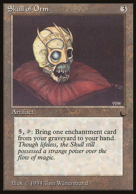 Skull of Orm, The Dark #109, Magic: The Gathering card