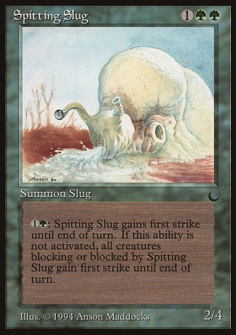 Spitting Slug, The Dark #88, Magic: The Gathering card