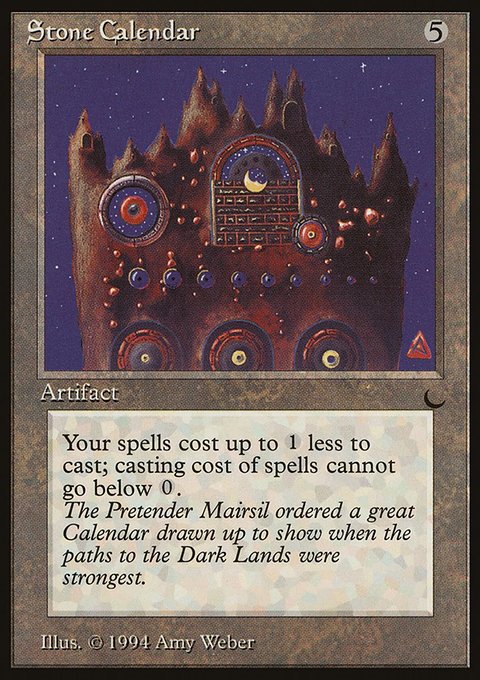 Stone Calendar, The Dark #111, Magic: The Gathering card
