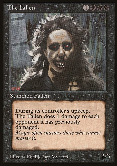 The Fallen, The Dark #53, Magic: The Gathering card