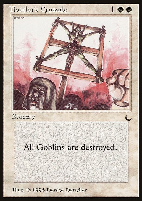Tivadar's Crusade, The Dark #18, Magic: The Gathering card
