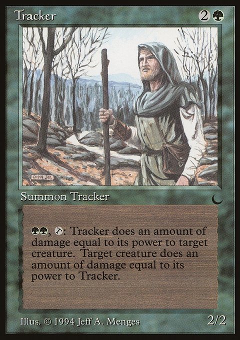 Tracker, The Dark #89, Magic: The Gathering card