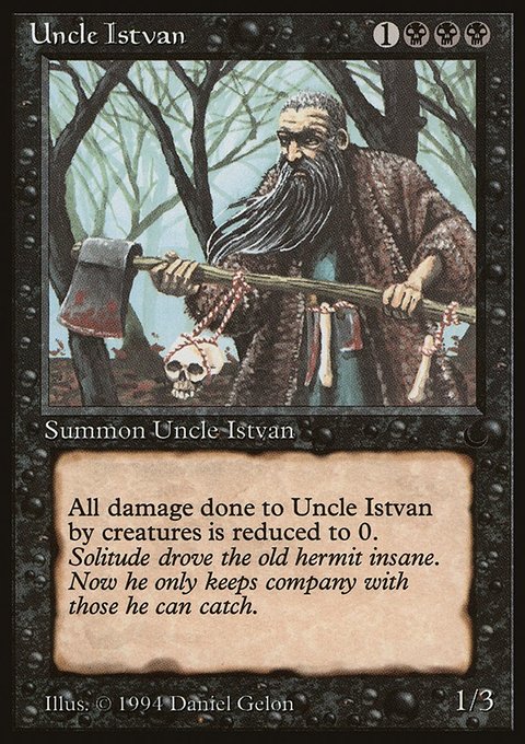 Uncle Istvan, The Dark #54, Magic: The Gathering card