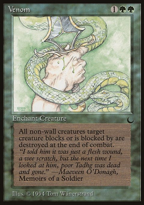 Venom, The Dark #90, Magic: The Gathering card