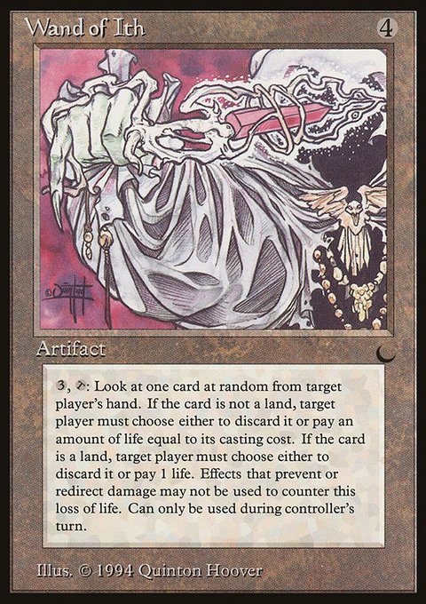 Wand of Ith, The Dark #114, Magic: The Gathering card