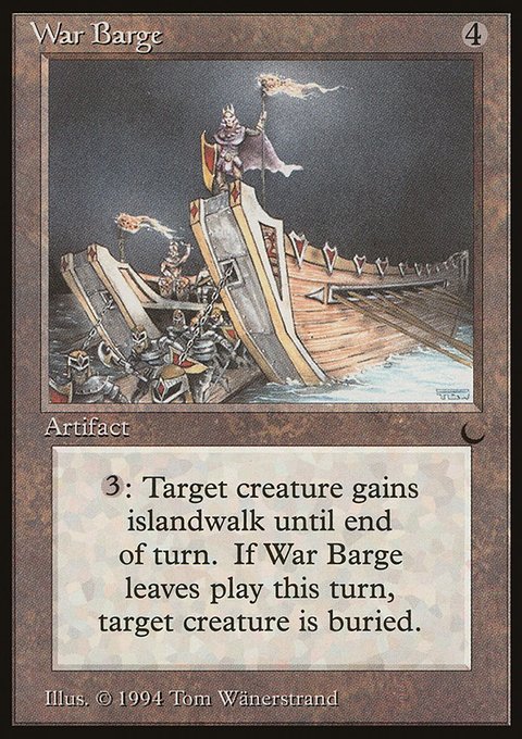 War Barge, The Dark #115, Magic: The Gathering card