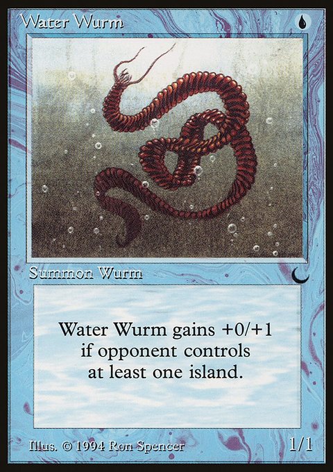 Water Wurm, The Dark #38, Magic: The Gathering card