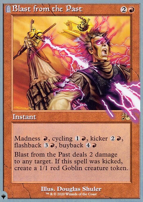 Blast from the Past, The List (Unfinity Foil Edition) #27, Magic: The Gathering card