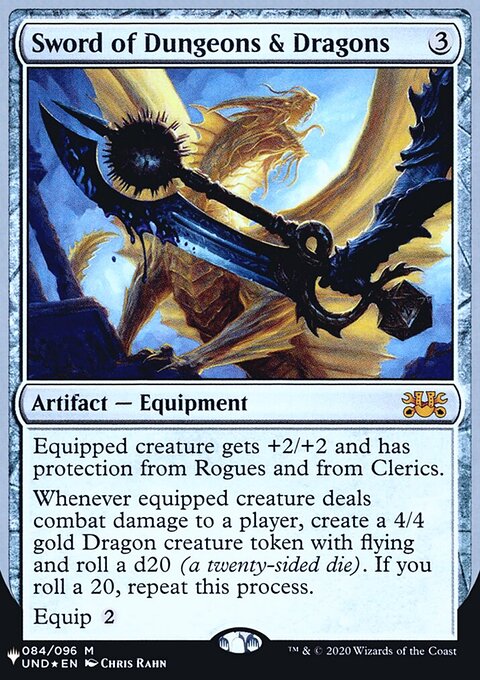 Sword of Dungeons & Dragons, The List (Unfinity Foil Edition) #61, Magic: The Gathering card