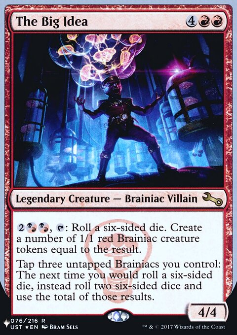 The Big Idea, The List (Unfinity Foil Edition) #26, Magic: The Gathering card