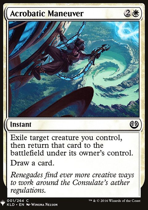 Acrobatic Maneuver, The List #KLD-1, Magic: The Gathering card
