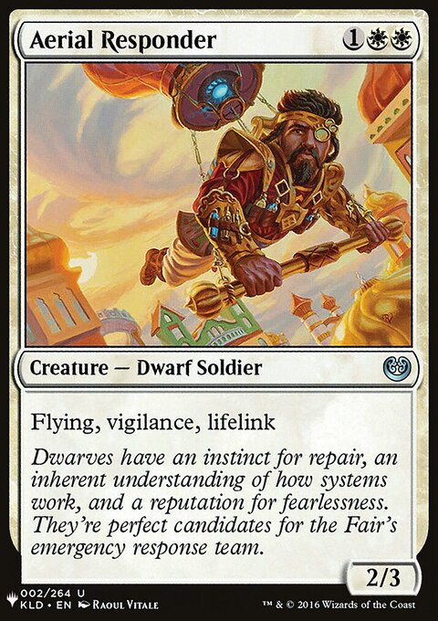 Aerial Responder, The List #KLD-2, Magic: The Gathering card