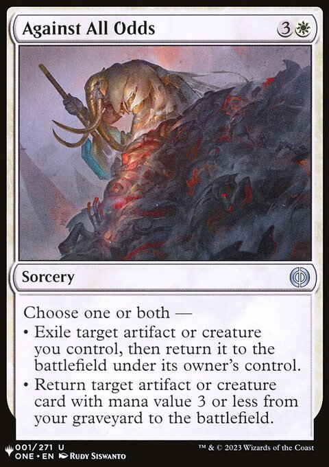 Against All Odds, The List #ONE-1, Magic: The Gathering card