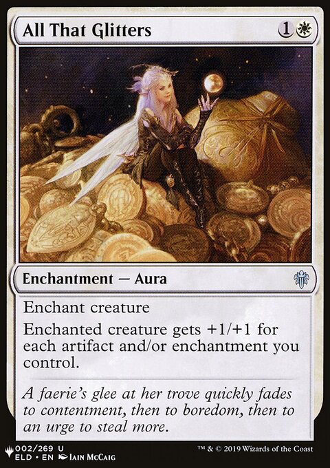 All That Glitters, The List #ELD-2, Magic: The Gathering card