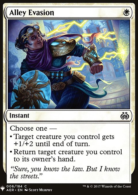 Alley Evasion, The List #AER-6, Magic: The Gathering card