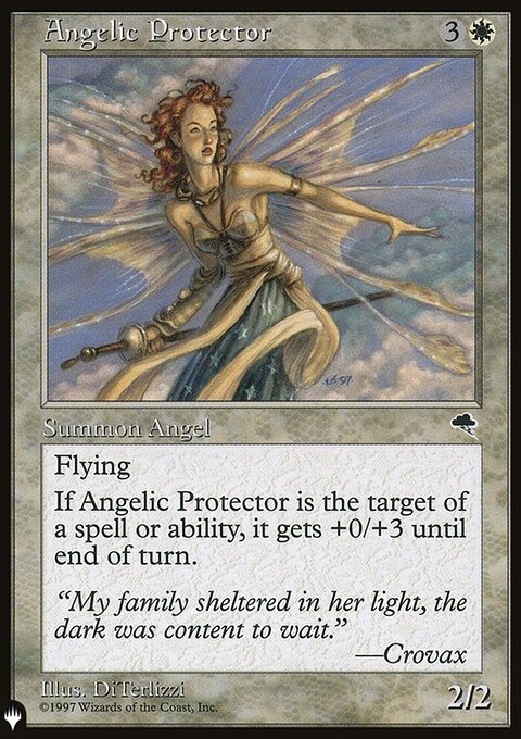 Angelic Protector, The List #TMP-2, Magic: The Gathering card