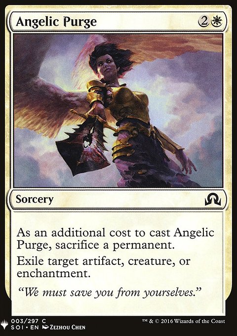 Angelic Purge, The List #SOI-3, Magic: The Gathering card