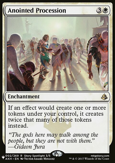 Anointed Procession, The List #AKH-2, Magic: The Gathering card