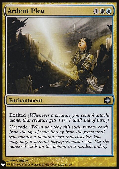 Ardent Plea, The List #ARB-1, Magic: The Gathering card