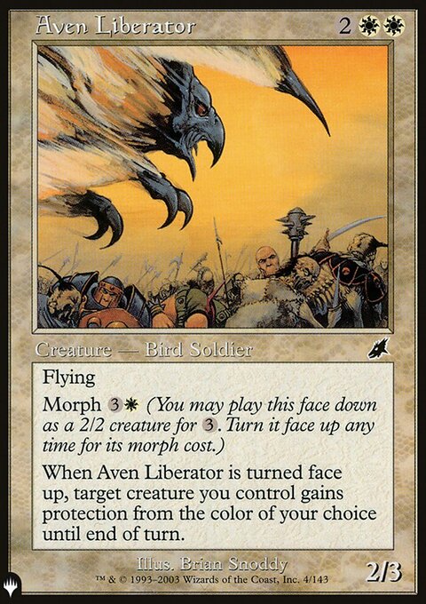 Aven Liberator, The List #SCG-4, Magic: The Gathering card