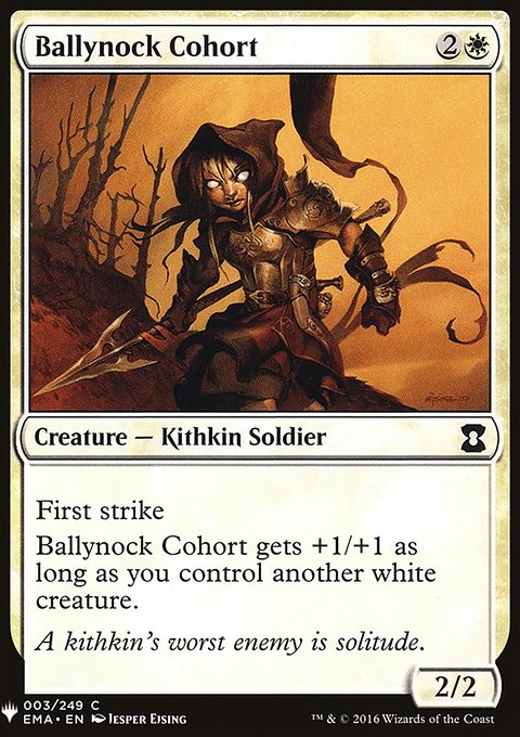 Ballynock Cohort, The List #EMA-3, Magic: The Gathering card