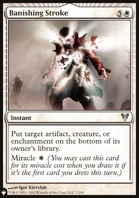 Banishing Stroke, The List #AVR-7, Magic: The Gathering card
